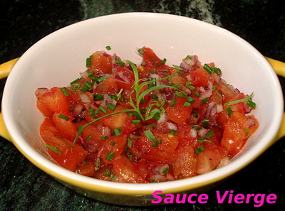 Sauce Vierge -- 12/08/13